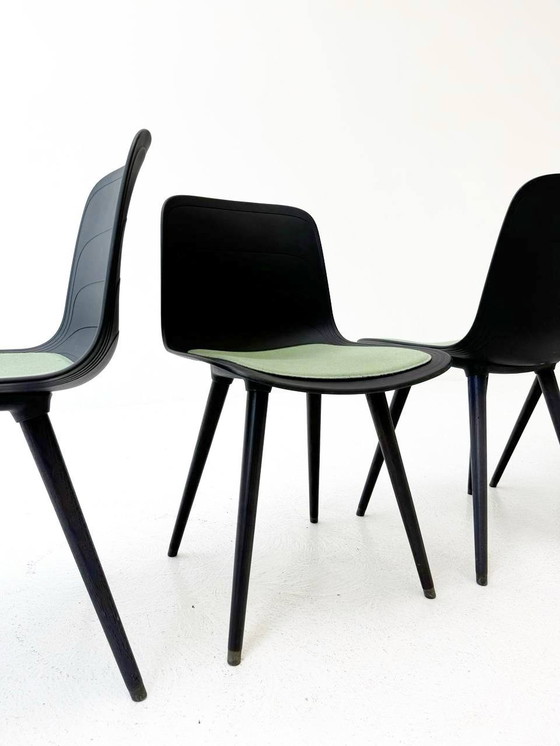 Image 1 of Set of 6 Modern Grade chairs by Foersom & Hiort-Lorenzen for Lammhults