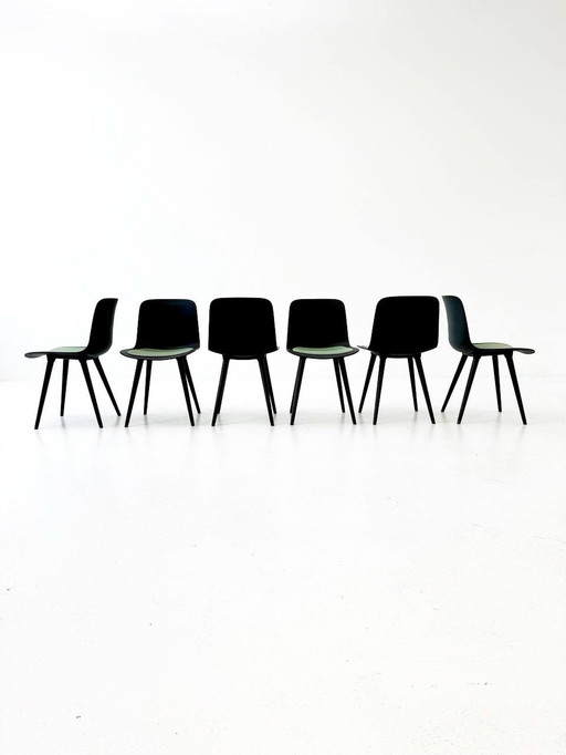 Set of 6 Modern Grade chairs by Foersom & Hiort-Lorenzen for Lammhults