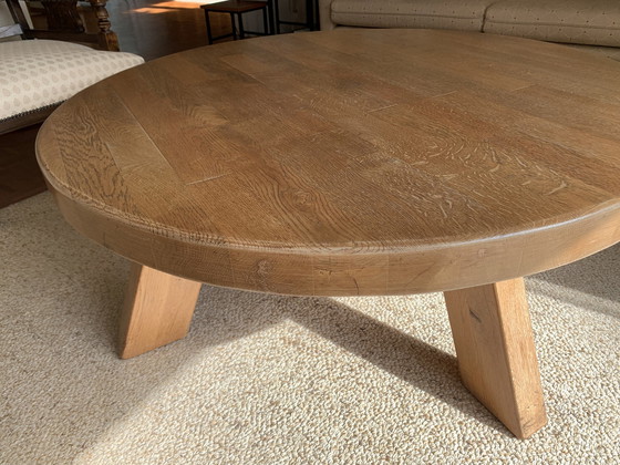 Image 1 of Brutalist Oak Coffee Table