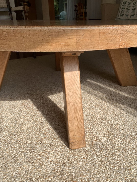 Image 1 of Brutalist Oak Coffee Table