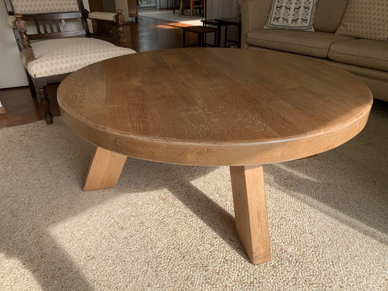 Image 1 of Brutalist Oak Coffee Table