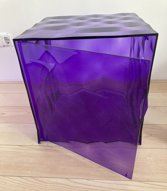 Image 1 of 1 Piece , Stackable Cube, Side Table, With Door From Kartell