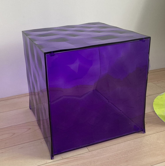 Image 1 of 1 Piece , Stackable Cube, Side Table, With Door From Kartell