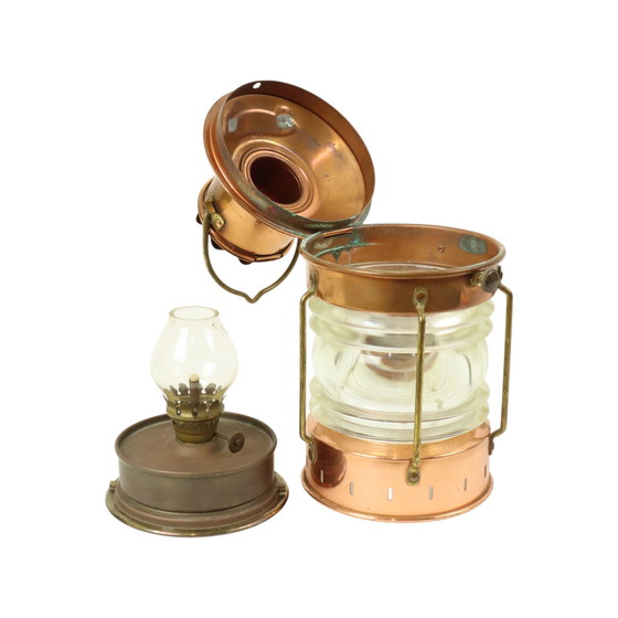 Image 1 of Small Ship Lamp Anchor Light Oil Lamp