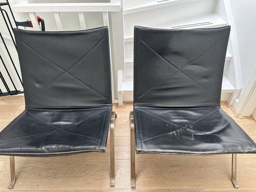 2x chaise Fritz Hansen PK22