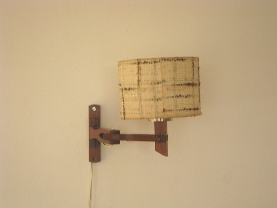 Image 1 of Vintage 1960s Teak Wall Lamp / Floor Lamp