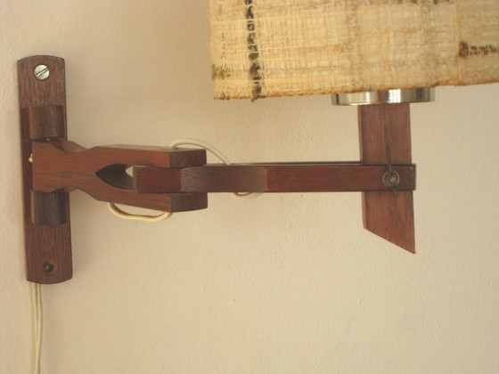 Image 1 of Vintage 1960s Teak Wall Lamp / Floor Lamp