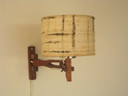 Vintage 1960s Teak Wall Lamp / Floor Lamp