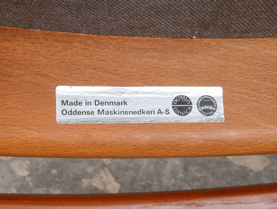 Image 1 of Danish Teak Desk- Armchair by Erik Buch for Oddense Maskinsedkeri & O.D. Moller, 1960s.