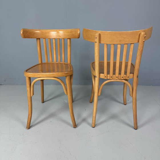 Image 1 of Set Of 2 Thonet Chairs Mid - Century Modern