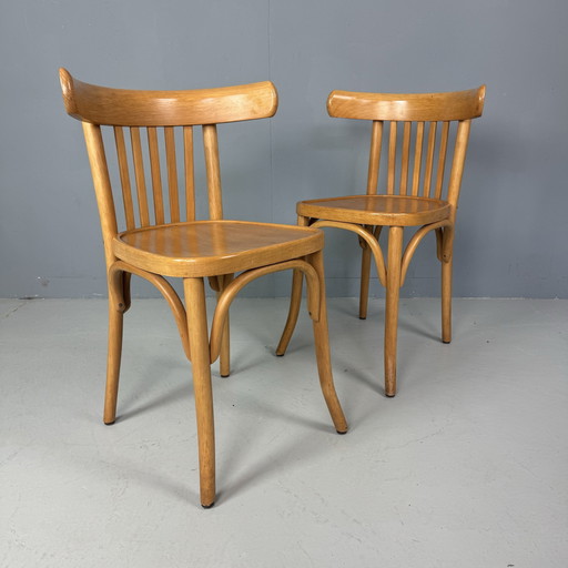 Set Of 2 Thonet Chairs Mid - Century Modern