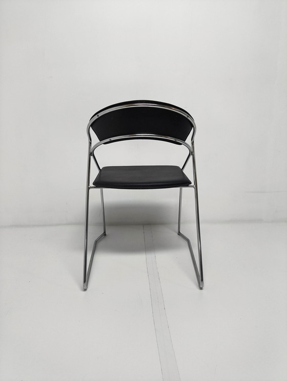 Image 1 of 6X Post Modern Wire Steel Dining Chair