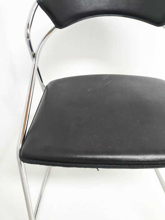 Image 1 of 6X Post Modern Wire Steel Dining Chair