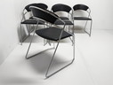 6X Post Modern Wire Steel Dining Chair