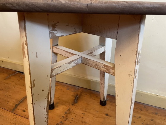 Image 1 of Vintage Stool Bench French