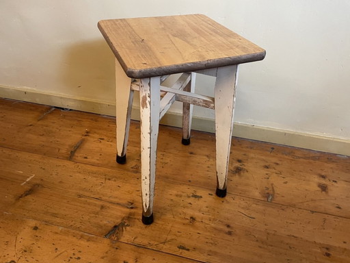 Vintage Stool Bench French