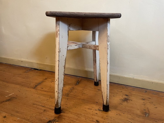 Image 1 of Vintage Stool Bench French