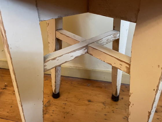 Image 1 of Vintage Stool Bench French