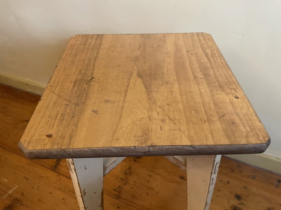 Image 1 of Vintage Stool Bench French