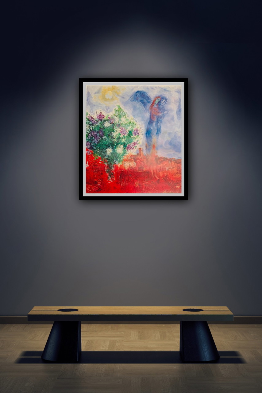 Marc Chagall: “Pareja en St. Paul de Vence, 1970-71, Colección