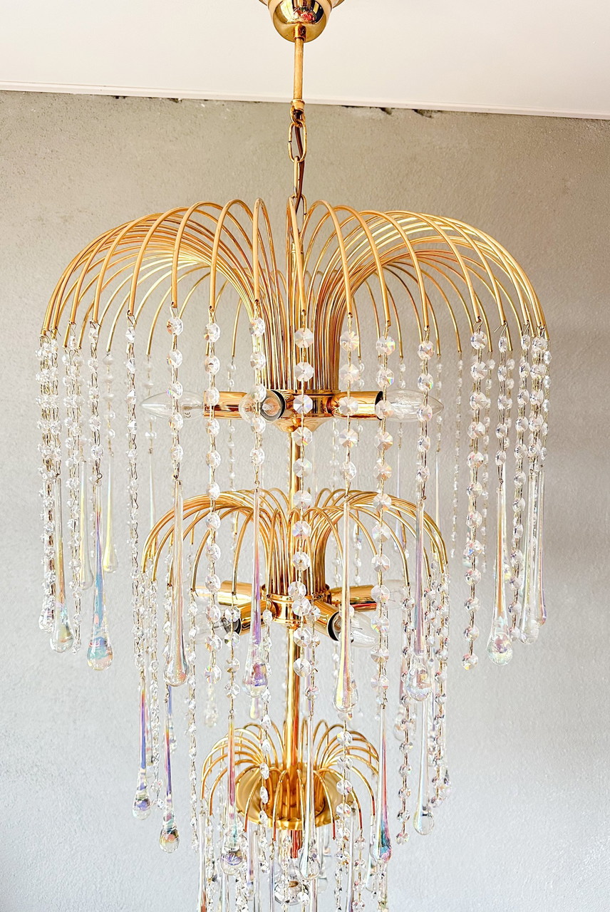 Large teardrop chandelier store