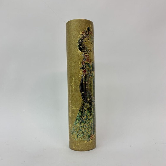 Image 1 of Vaso vintage in oro di Bjørn Wiinblad per Rosenthal, anni '70
