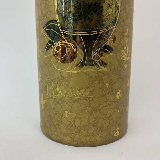 Image 1 of Vaso vintage in oro di Bjørn Wiinblad per Rosenthal, anni '70