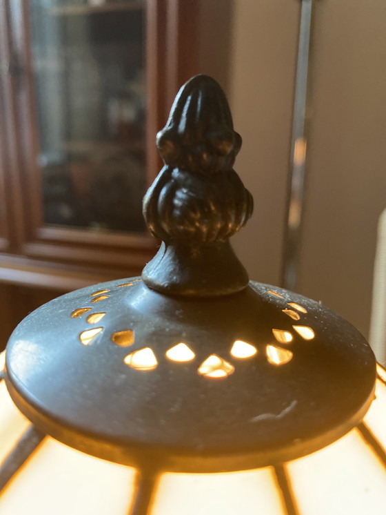 Image 1 of Tiffany style table lamp Art Deco