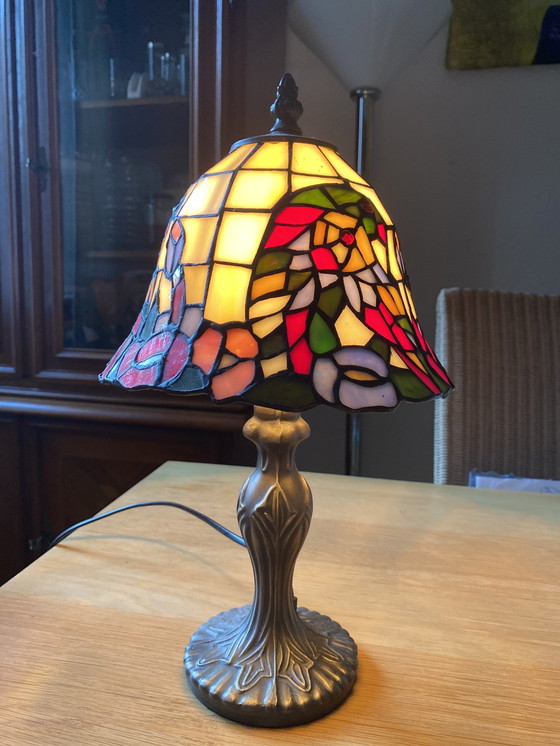 Image 1 of Tiffany style table lamp Art Deco