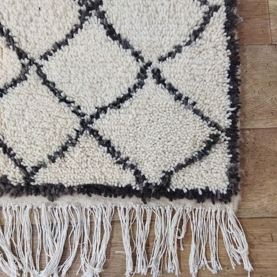 Image 1 of Small Moroccan Berber Wool Carpet - Piccolo Tappeto Marocchino Berbero In Lana