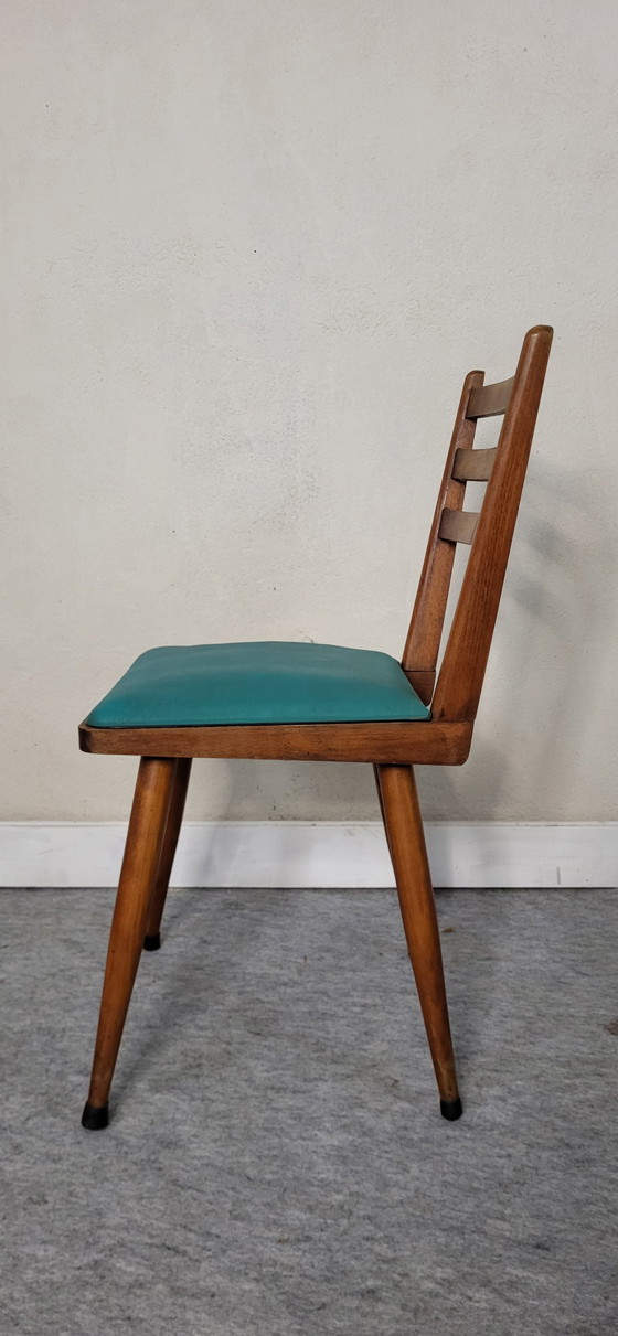 Image 1 of 4 Chairs 50s/60s Spindle Legs