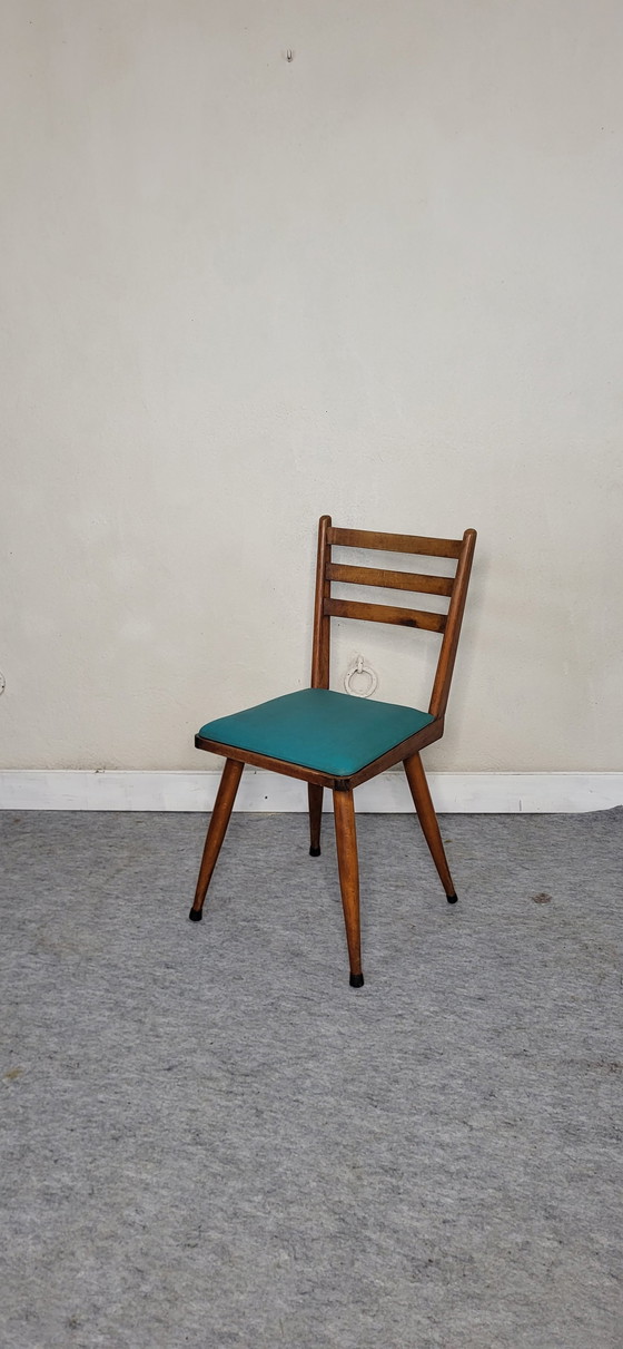 Image 1 of 4 Chairs 50s/60s Spindle Legs