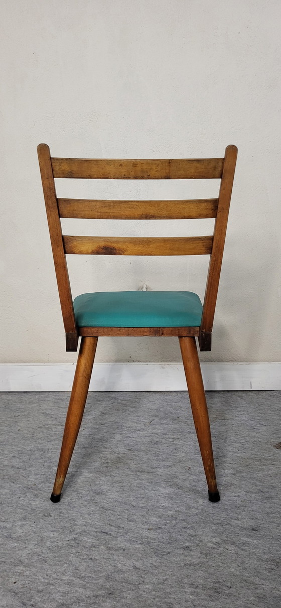 Image 1 of 4 Chairs 50s/60s Spindle Legs