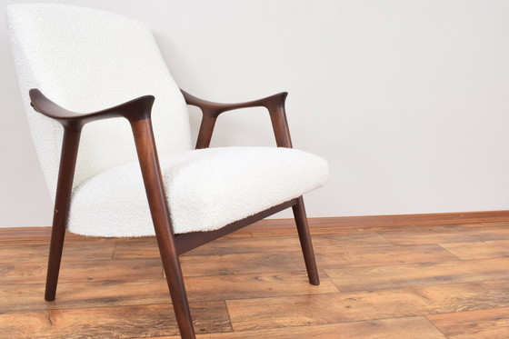 Image 1 of Mid-Century „Tenor” Teak & Boucle Armchair From Møre Lenestolfabrikk, 1960S.