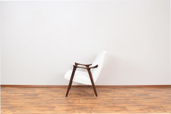 Image 1 of Mid-Century „Tenor” Teak & Boucle Armchair From Møre Lenestolfabrikk, 1960S.