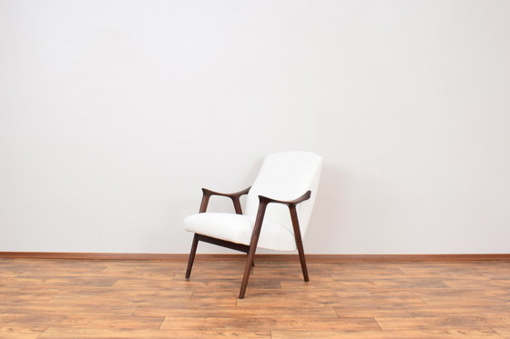 Image 1 of Mid-Century „Tenor” Teak & Boucle Armchair From Møre Lenestolfabrikk, 1960S.