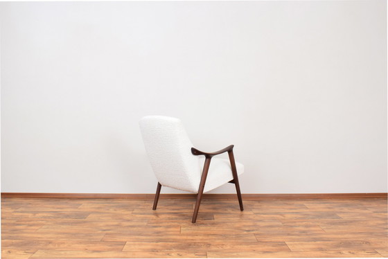 Image 1 of Mid-Century „Tenor” Teak & Boucle Armchair From Møre Lenestolfabrikk, 1960S.