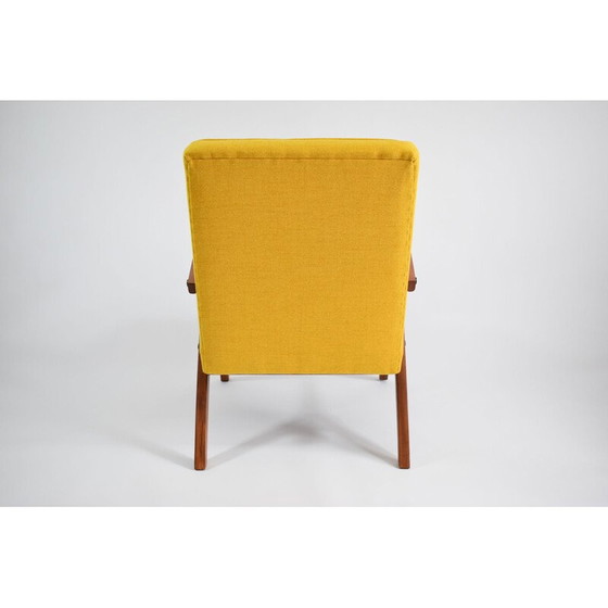Image 1 of Vintage polish armchair B310 model yellow 1960s