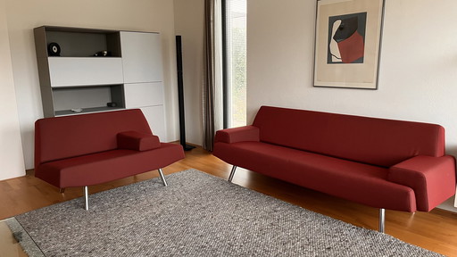 Sofa Cloak Sky, 3.5 Seater