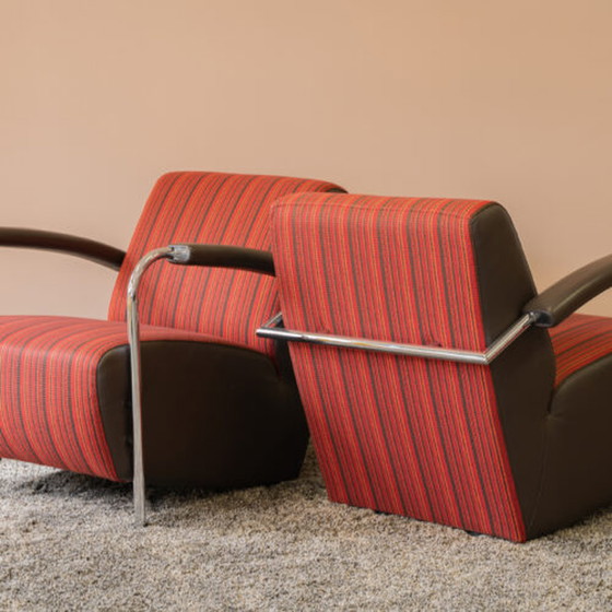 Image 1 of 2x Leolux Scylla armchair