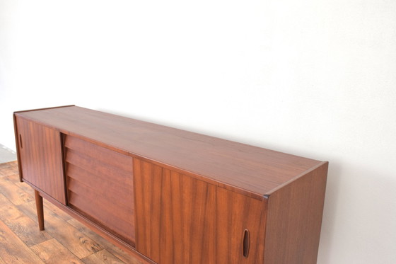 Image 1 of Mid-Century Swedish Teak Sideboard Model Trio By Nils Jonsson For Hugo Troeds, 1960S.