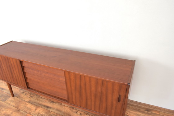 Image 1 of Mid-Century Swedish Teak Sideboard Model Trio By Nils Jonsson For Hugo Troeds, 1960S.