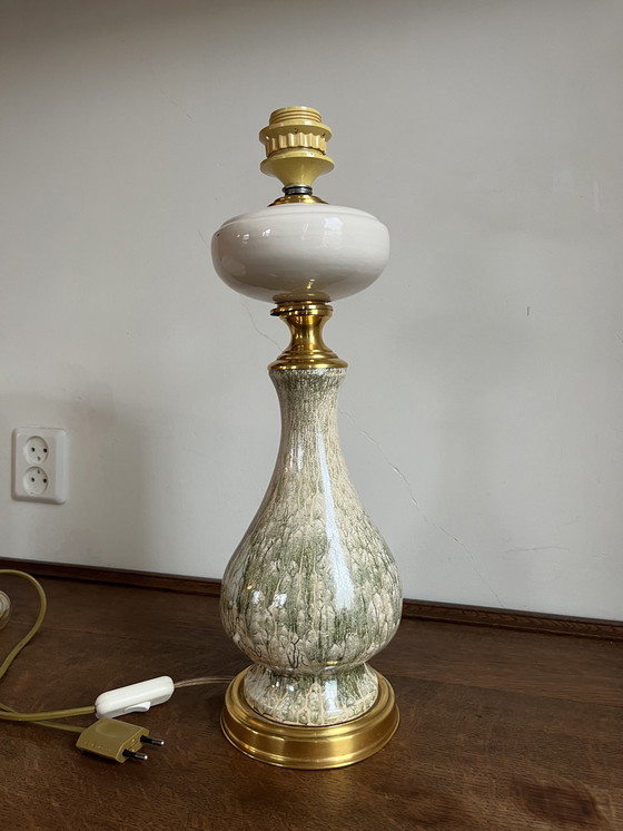 Image 1 of Lampada da tavolo in porcellana vintage