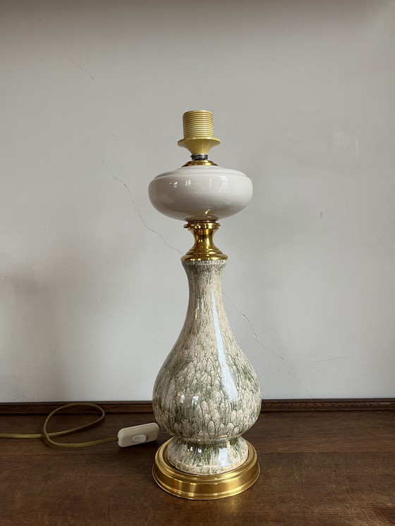 Image 1 of Lampada da tavolo in porcellana vintage