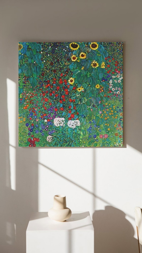 Image 1 of Gustav Klimt - Country garden with sunflowers