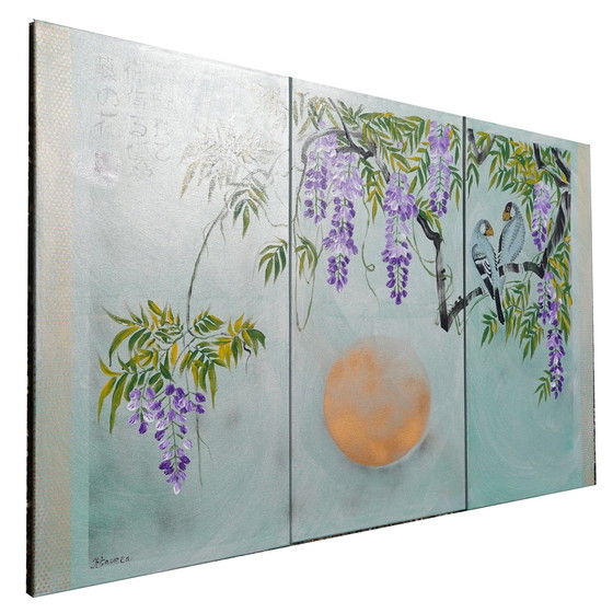 Image 1 of Japanese Wisteria J359 Painting