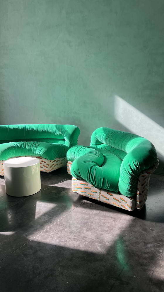 Image 1 of Rossi Di Albizzate Modular Sofa 70s