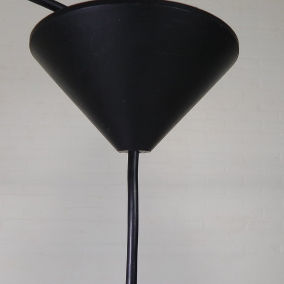 Image 1 of Vintage Pendant Lamp With Opaline Glass Bulb, 1960s