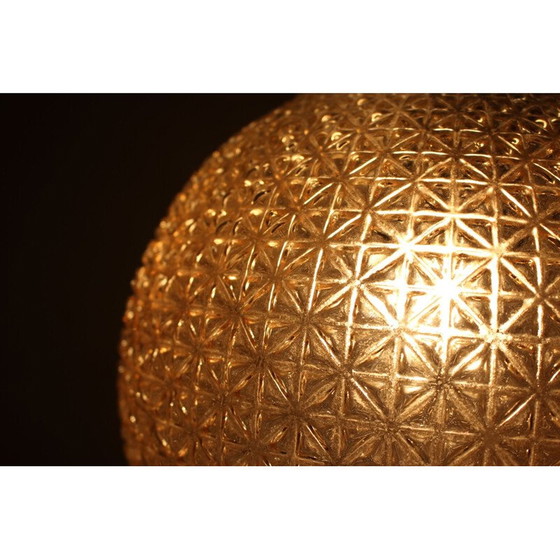 Image 1 of Pendente vintage in vetro a forma di globo, 1960