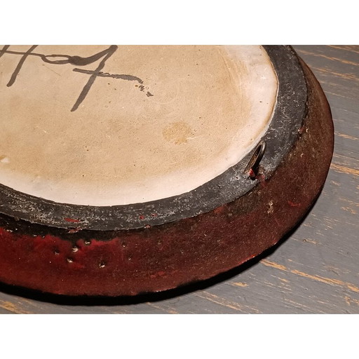 Specchio in ceramica d'epoca, 1950